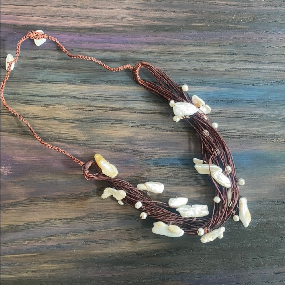 Freshwater pearl necklace
